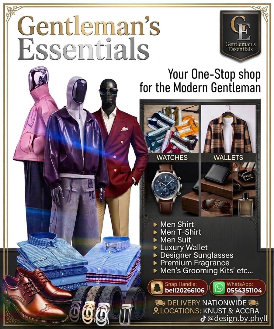 Gentleman's Essentials Advertisement